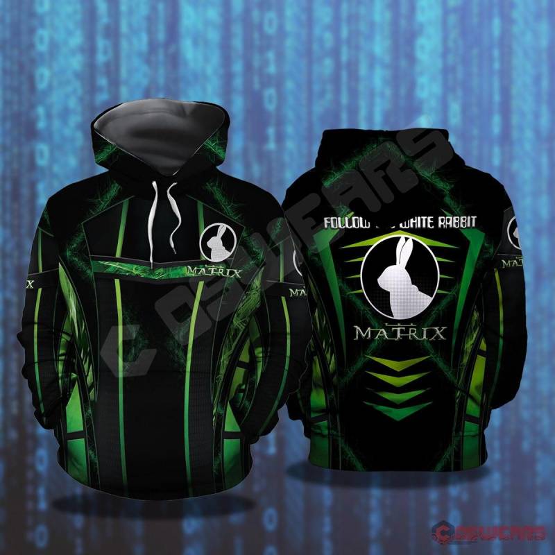 The Matrix: Follow The White Rabbit Pullover Hoodie