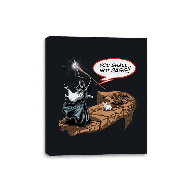 You Shall Not Pass Rabbit – Canvas Wraps