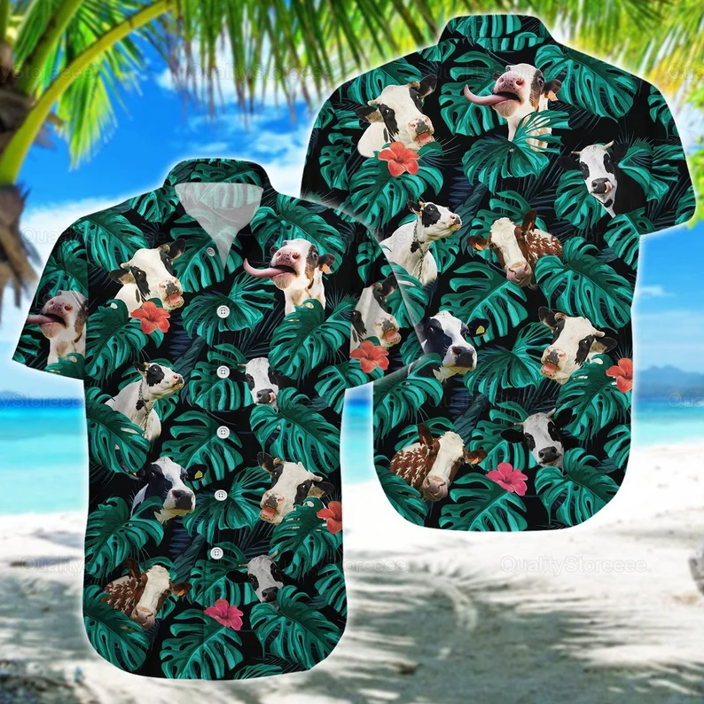 Cow Hawaiian Shirt For Gifts Ha64736