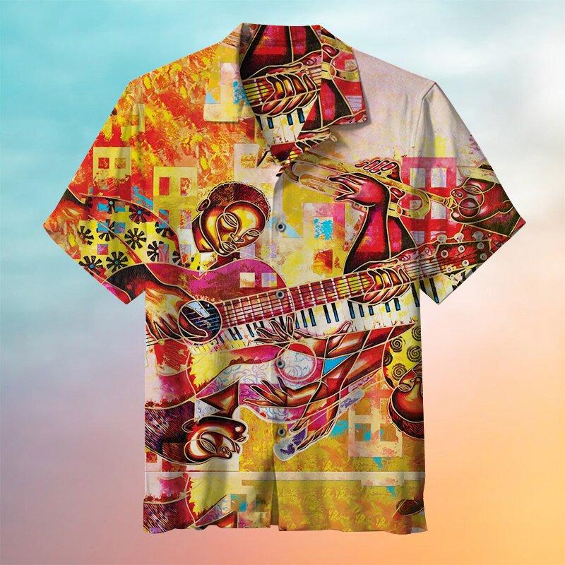 Retro Music Art Hawaii Shirt For Men And Women Ha54779