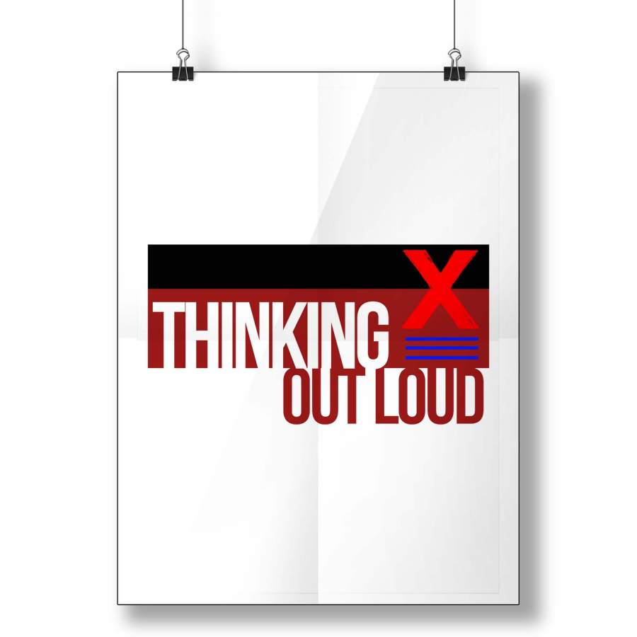 Thinking Cloud Ed Sheeran Poster