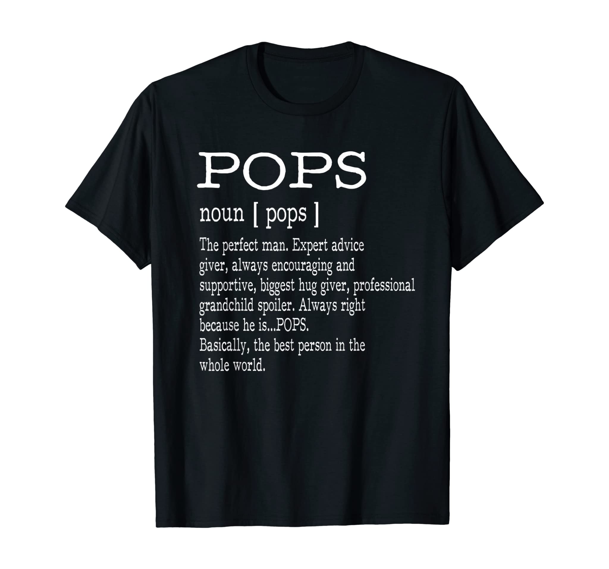 Pops Definition Grandpa Father’s Day Gifts – Men T-Shirt