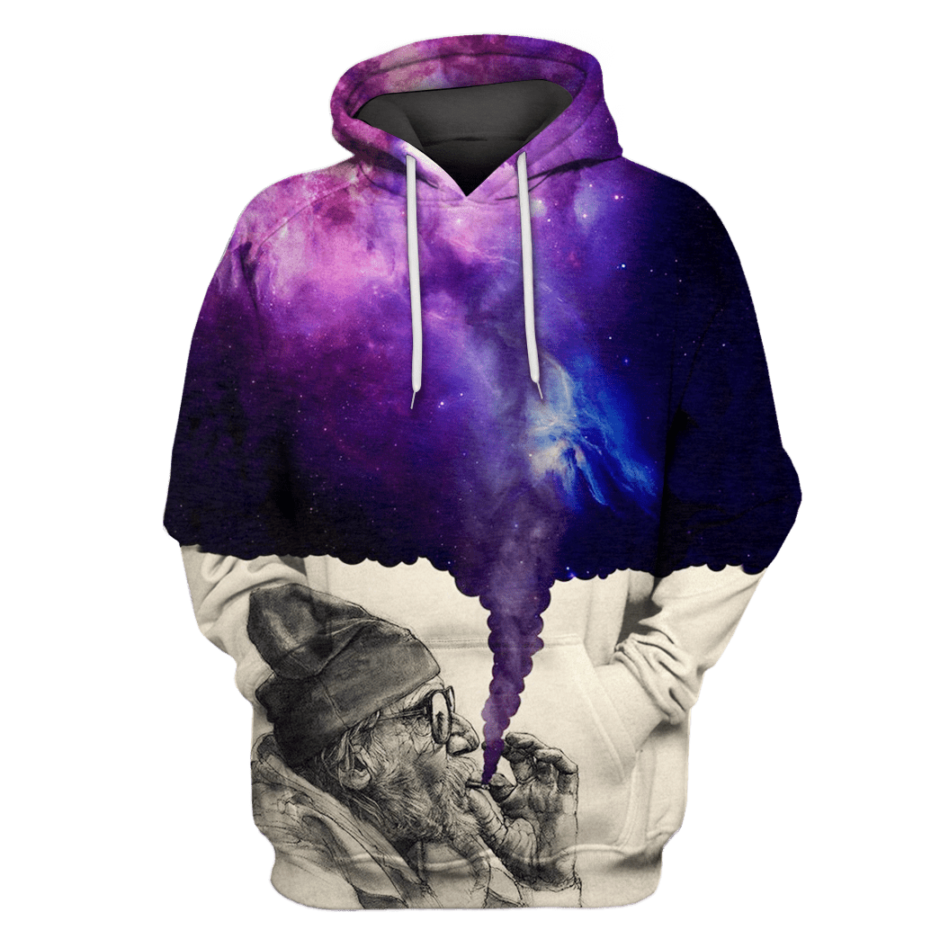 Old Man Smoking T-Shirts – Zip Hoodies Apparel