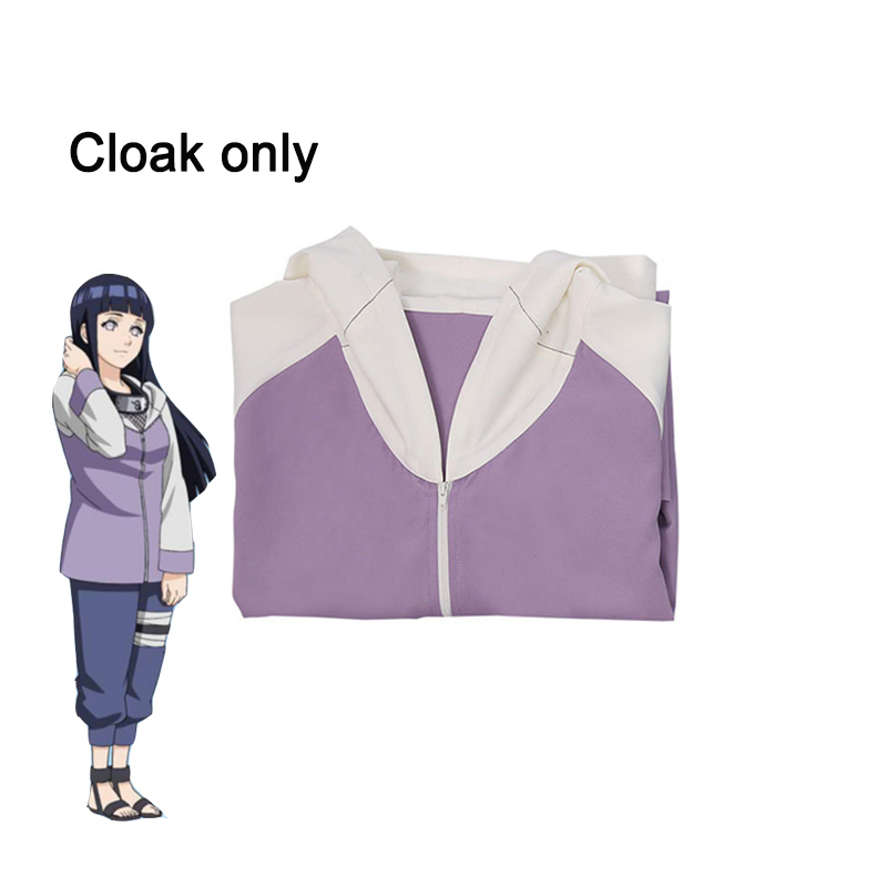 Anime Kids Hyuga Hinata Shippuden Generation Jacket Pants Cosplay Costumes Headband Wig Cosplay Halloween Costumes For Women alx