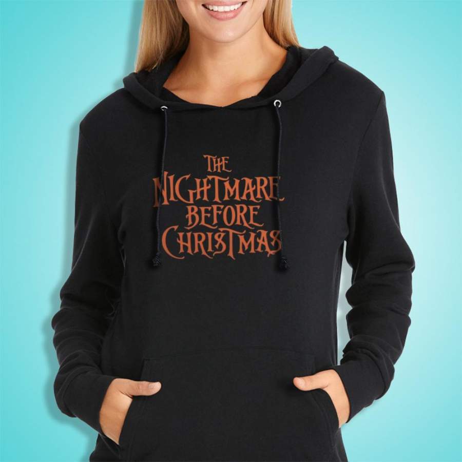 The Nightmare Before Christmas Title Women’S Hoodie