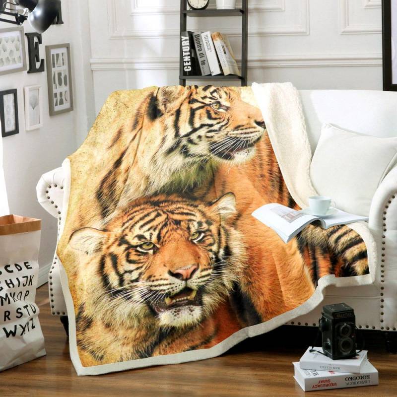 Tiger TL2712133TT Sherpa Fleece Blanket