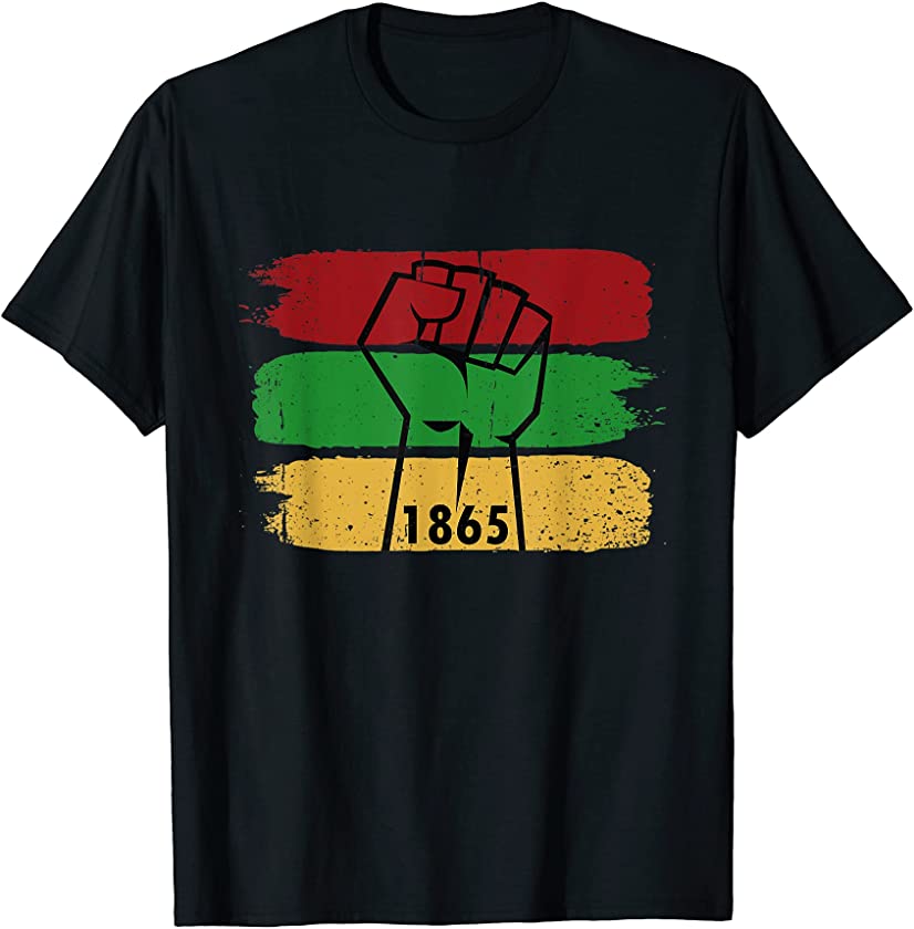 Vintage Juneteenth 19 June 1865 African American Men Women T-Shirt