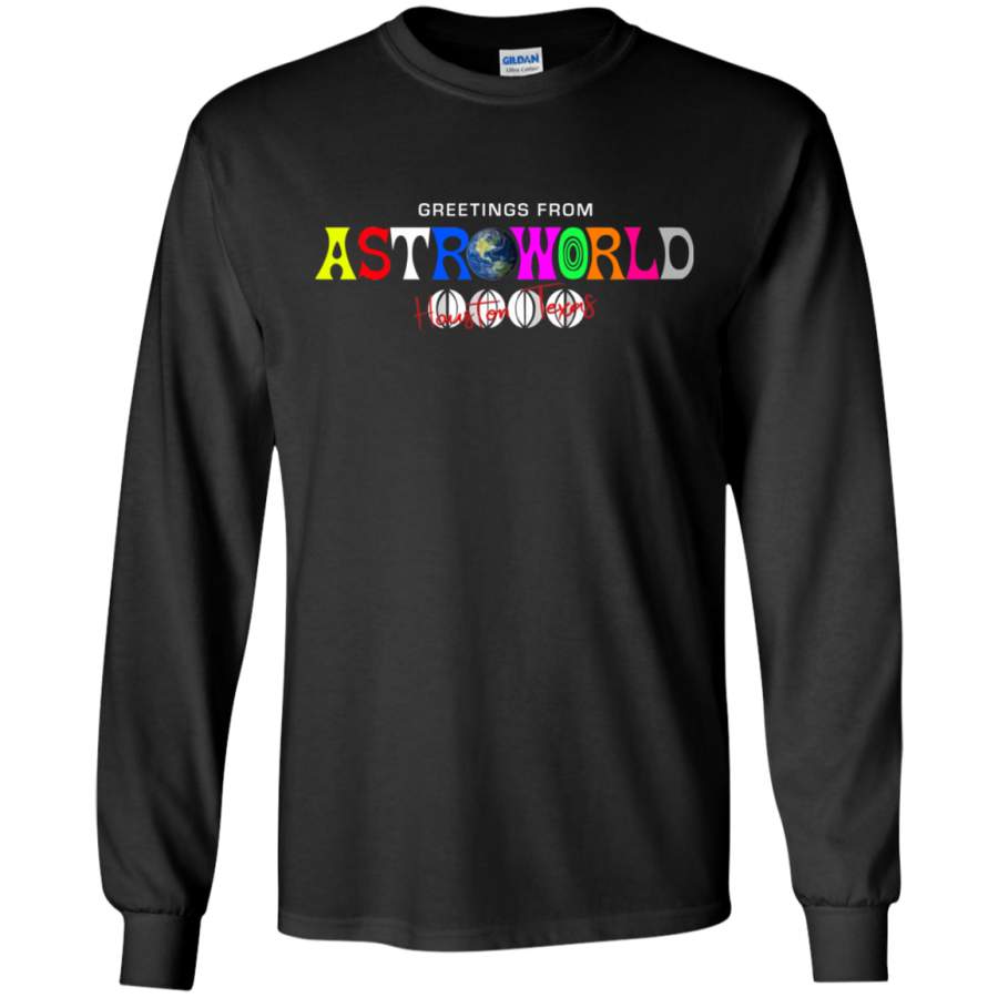 Memo Apparel Astroworld – Houston, Texas Long sleeves T-Shirt