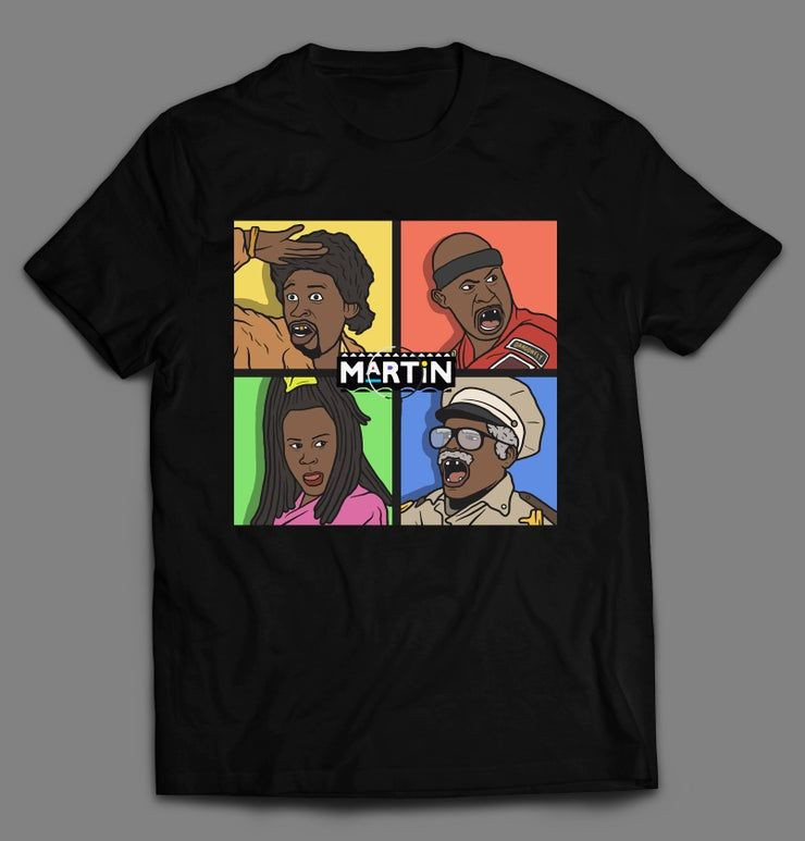 90 S Sitcom Martin Art Custom Printed Full Front Dtg High Quality Shirt