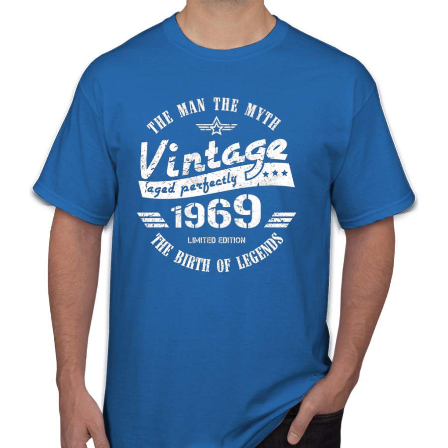 Vintage 1969 – 50th Birthday Gift For Men Men T-Shirt