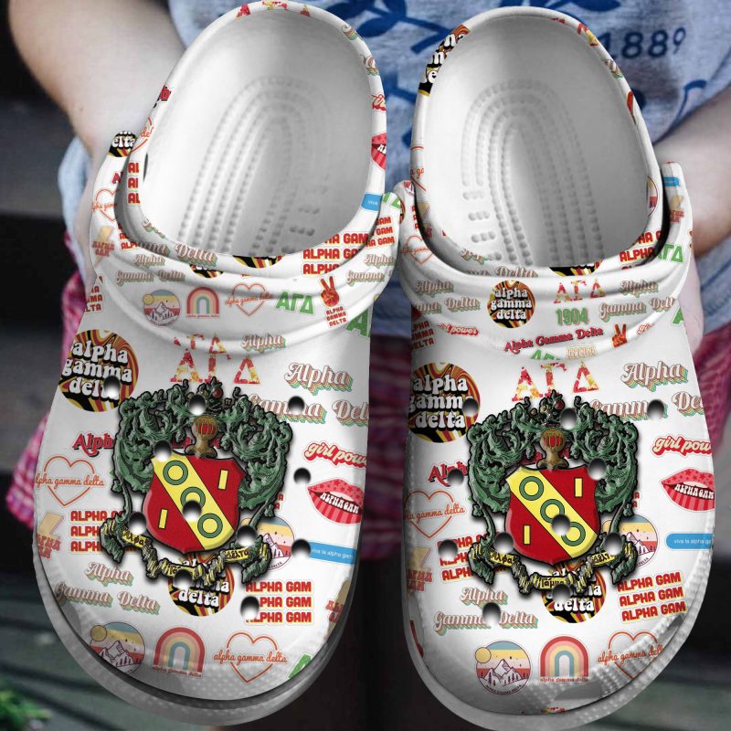 Alpha Gamma Delta Classic Clogs Shoes