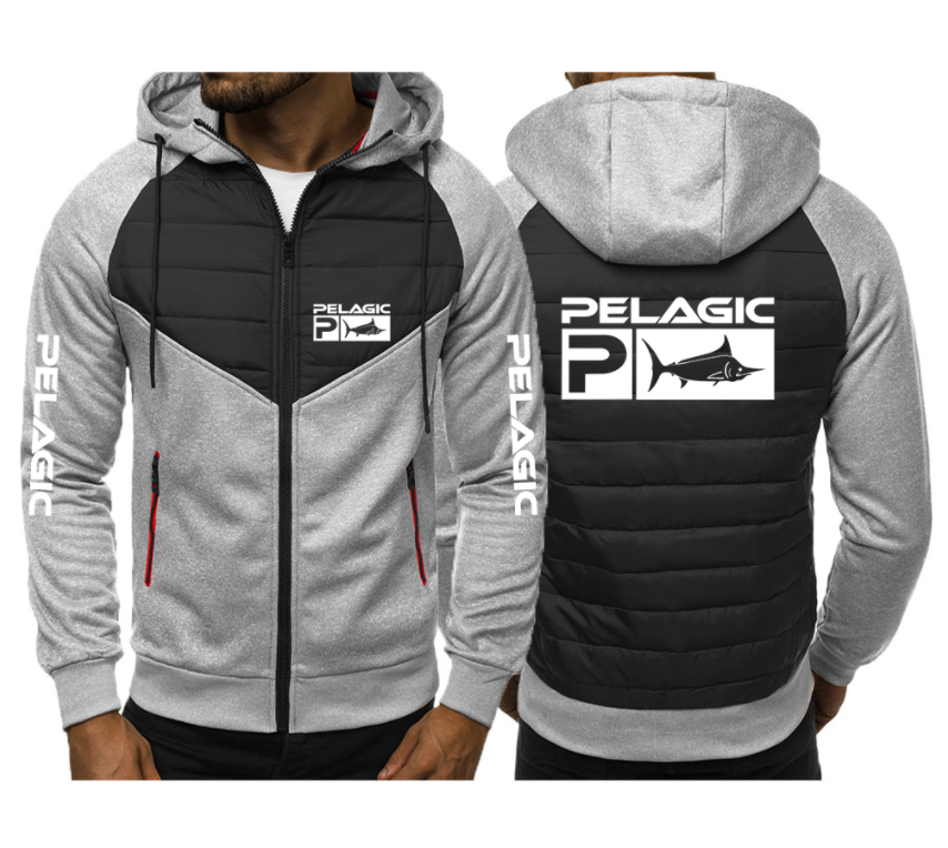 2023 New Men Hoodies for PELAGIC Tools Spring Autumn Jacket Casual Sweatshirt Long Sleeve Zipper Hoody alx