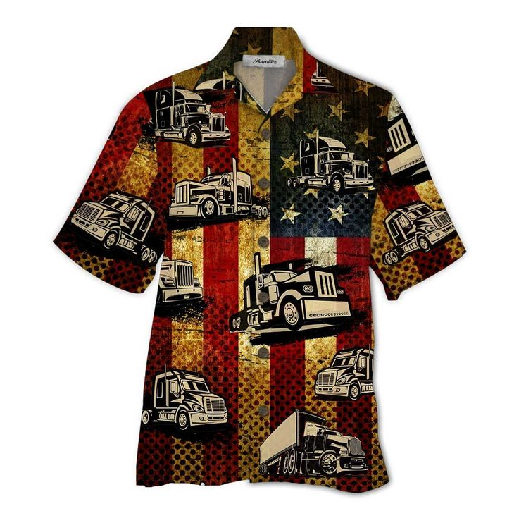 Truck Hawaiian Shirt Pre10354