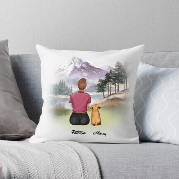 Personalized Cute Dog Pillows – Dog Mom Gift Ideas – Cool Gifts For Dog Lovers