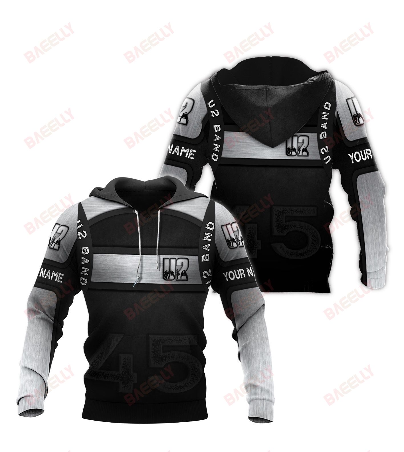 Baeelly™ U2 HOODIE 3D – V816