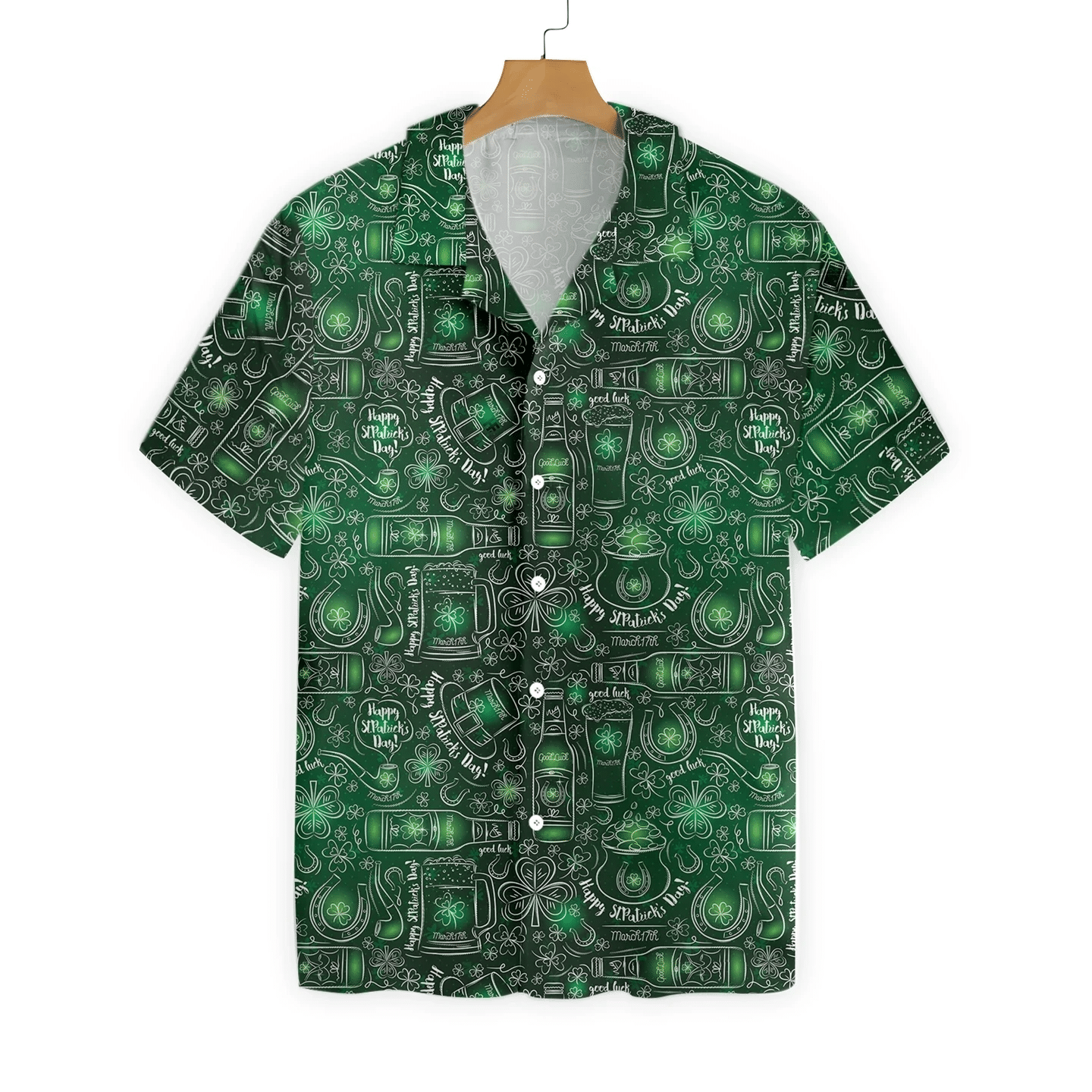 Happy Saint Patricks Day Hawaii Shirt Unisex Adult Ha26872