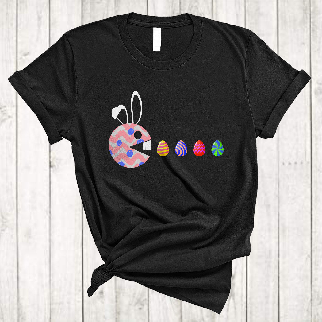 Bunny Easter Egg Eating Eggs Funny Happy Easter Egg Hunting Video Games Gamer Gaming T-Shirt