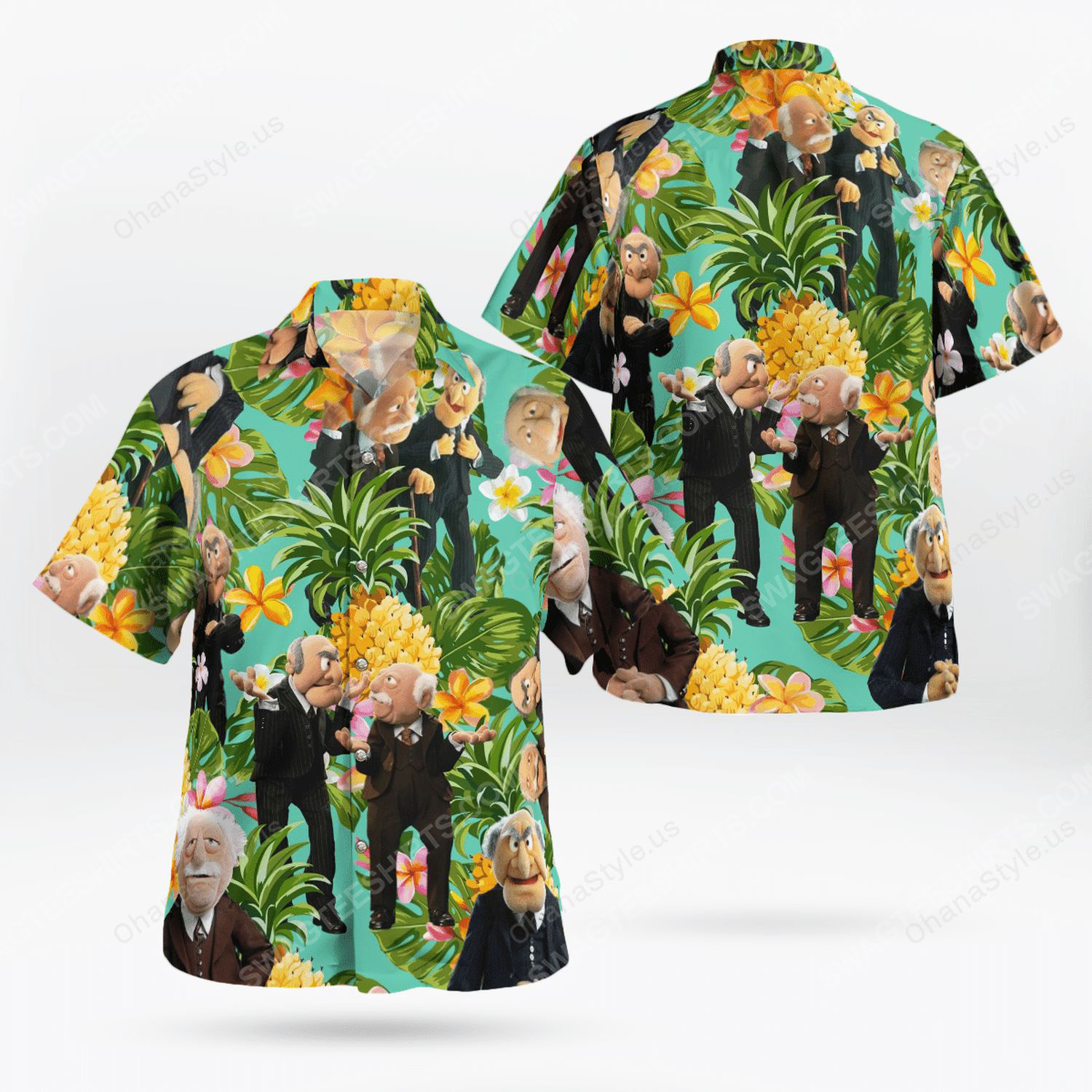 The Muppet Show Statler And Waldorf Hawaii Shirt Maria Ha86558