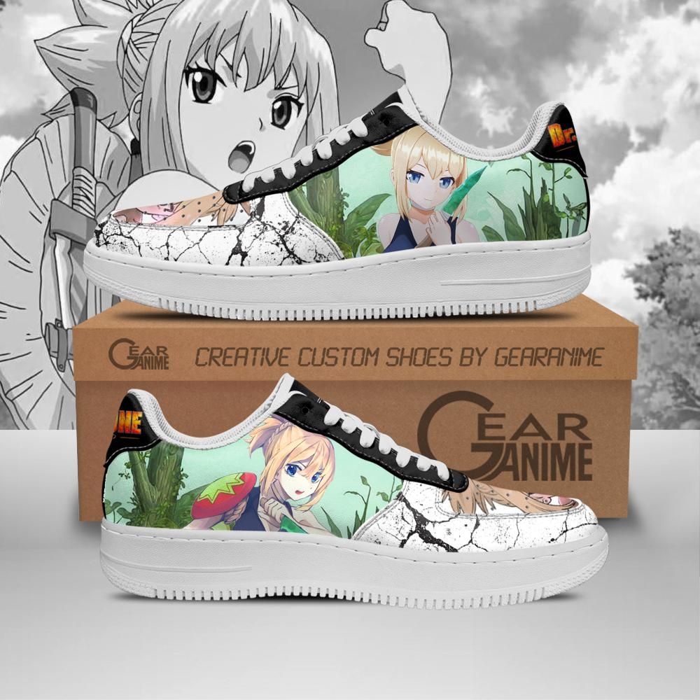 Dr Stone Kohaku Air Force Shoes Sneakers Custom Anime