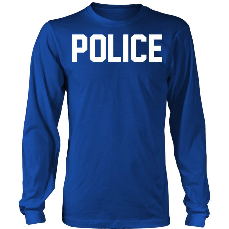 Police Shirts Police Officer Christmas Costume Gift Taxas Trend Shop