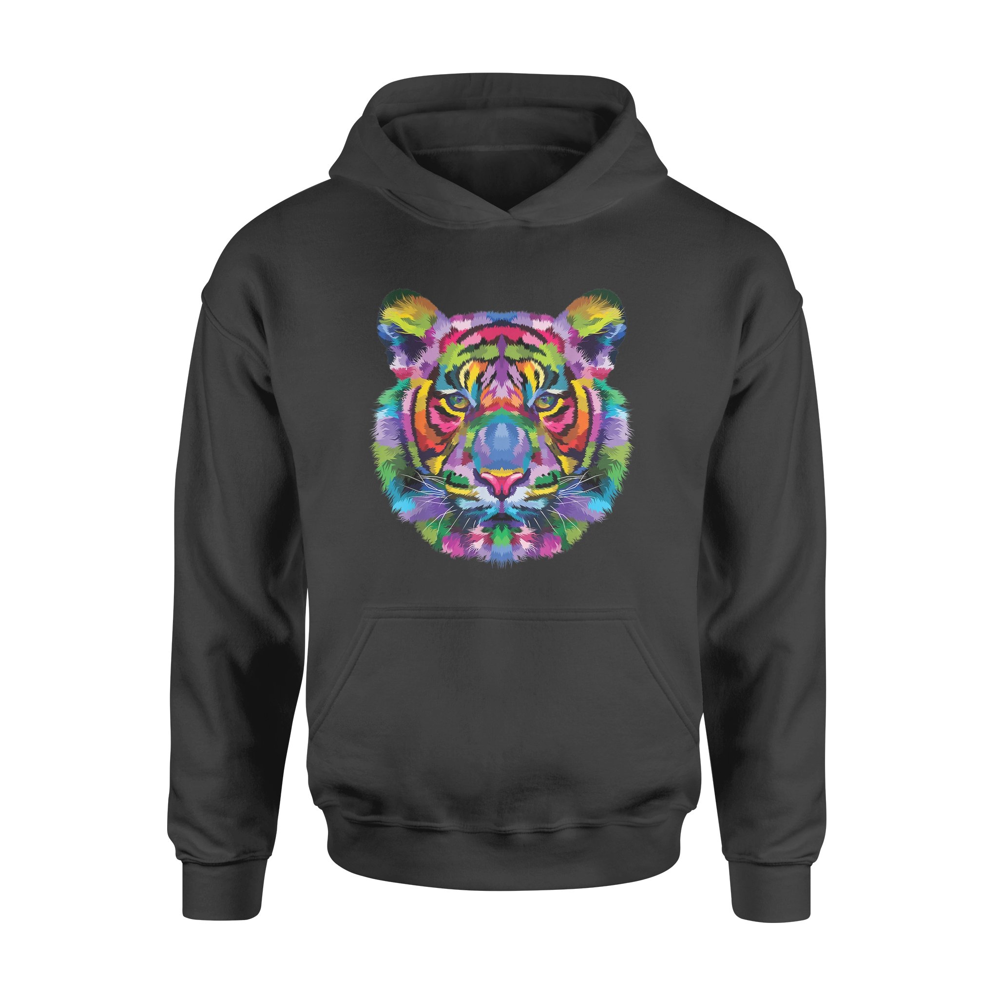 Tiger Shirt Colorful Tiger’S Head – Standard Hoodie