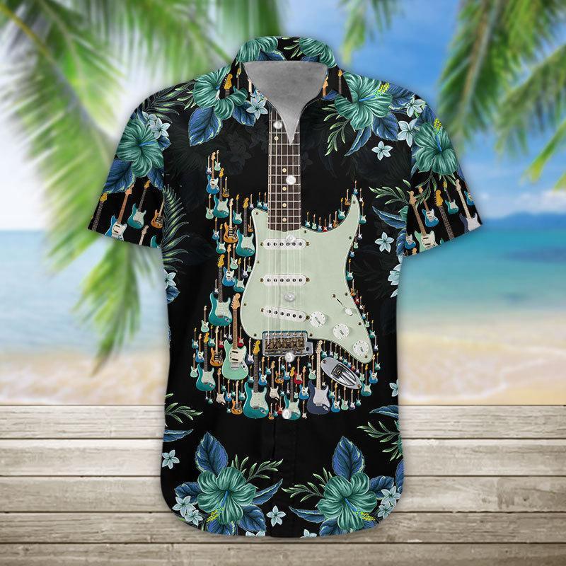 Electric Guitar Unisex Hawaii Shirt For Men And Women Ha81656