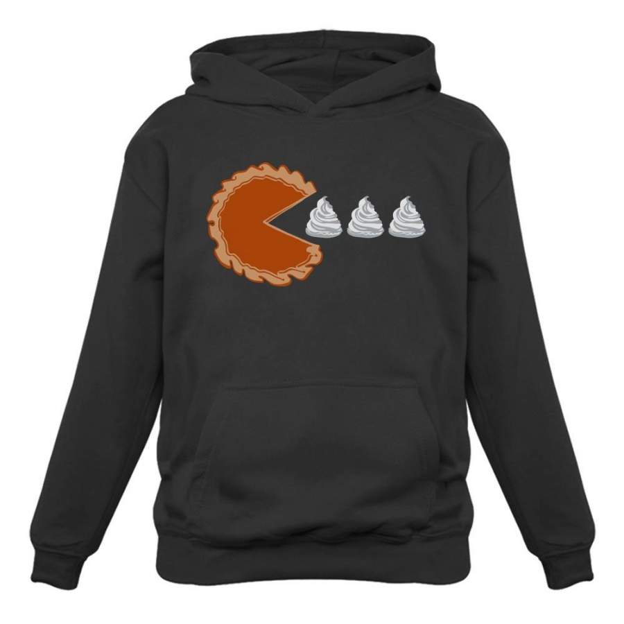 Thanksgiving Pumpkin Pie & Cream Retro Hoodie FreeClothing Trending
