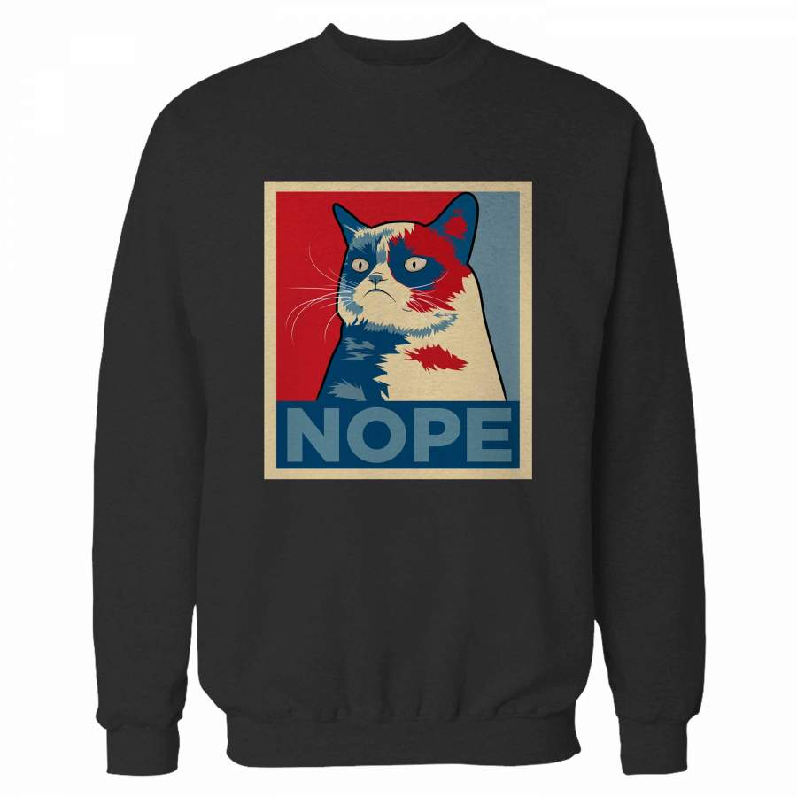 Grumpy Cat Nope Sweatshirt