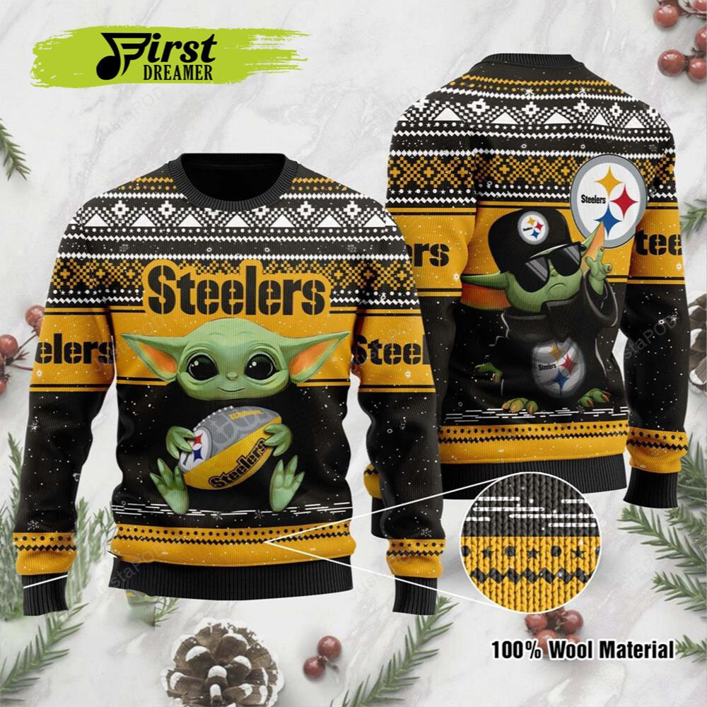 Pittsburgh Steelers Holiday Party Ugly Sweater