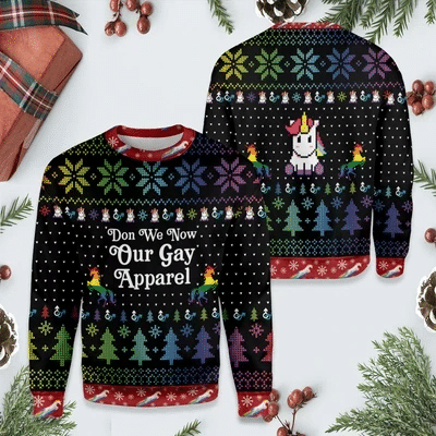 Lgbt Ugly Christmas Sweater | For Men & Women | Adult | Us6343