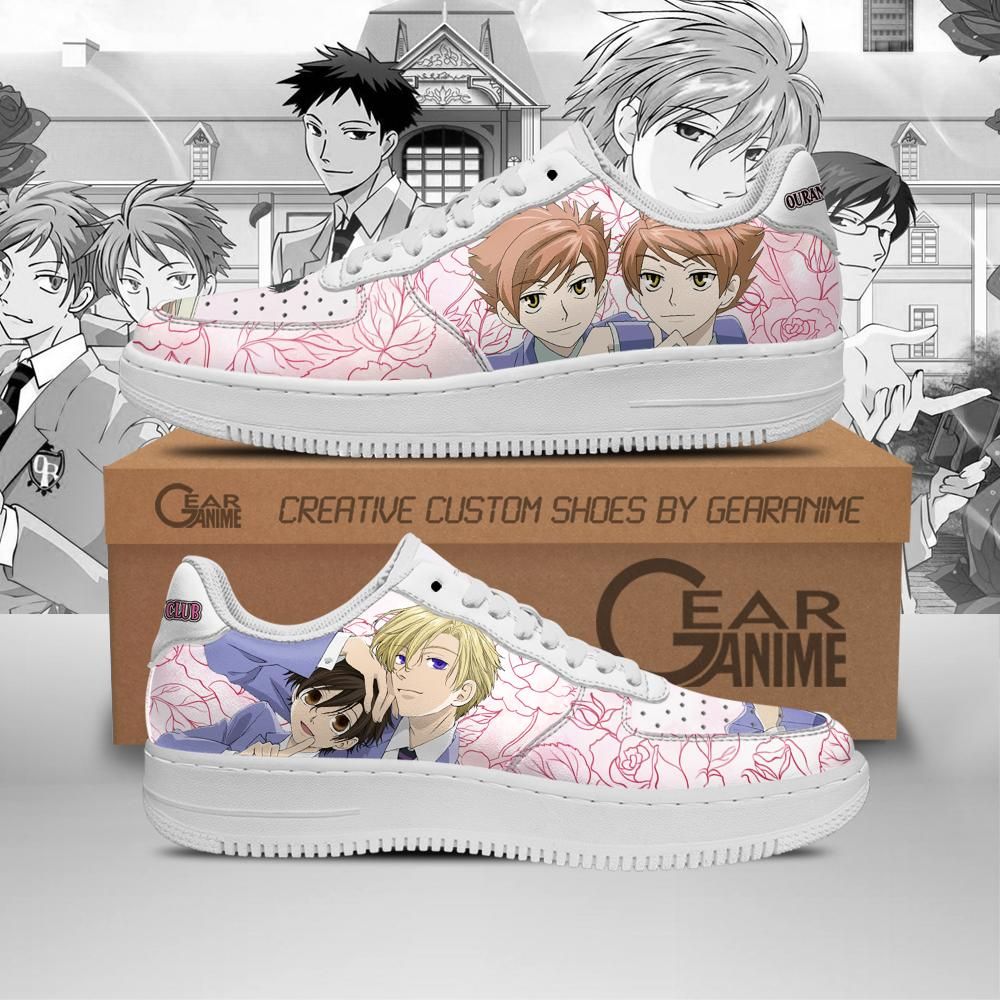 Ouran High School Host Club Air Force Shoes Sneakers Custom Anime