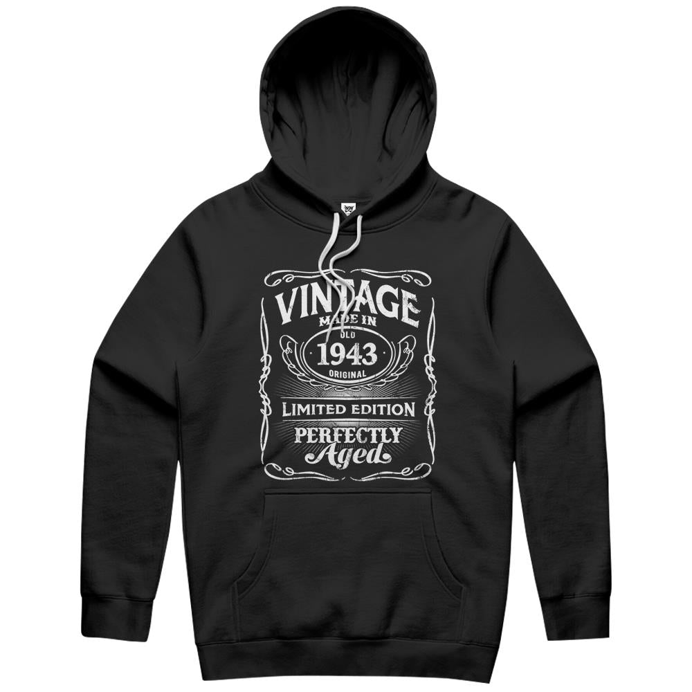 Vintage Premium Made In 1943 Classic 78Th Birthday Hoodie