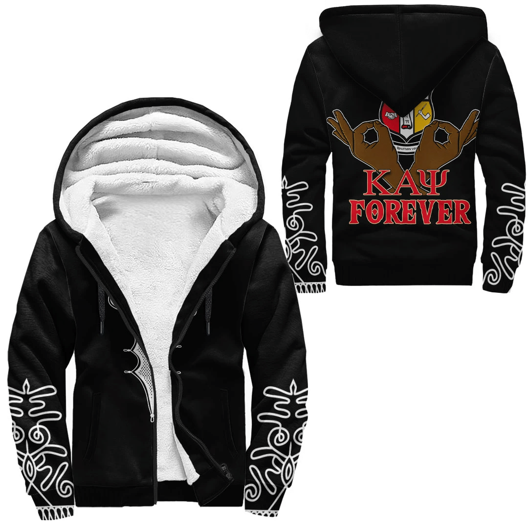 Wonderprint Hoodie Kappa Alpha Psi Forever Sherpa Hoodies Lt10