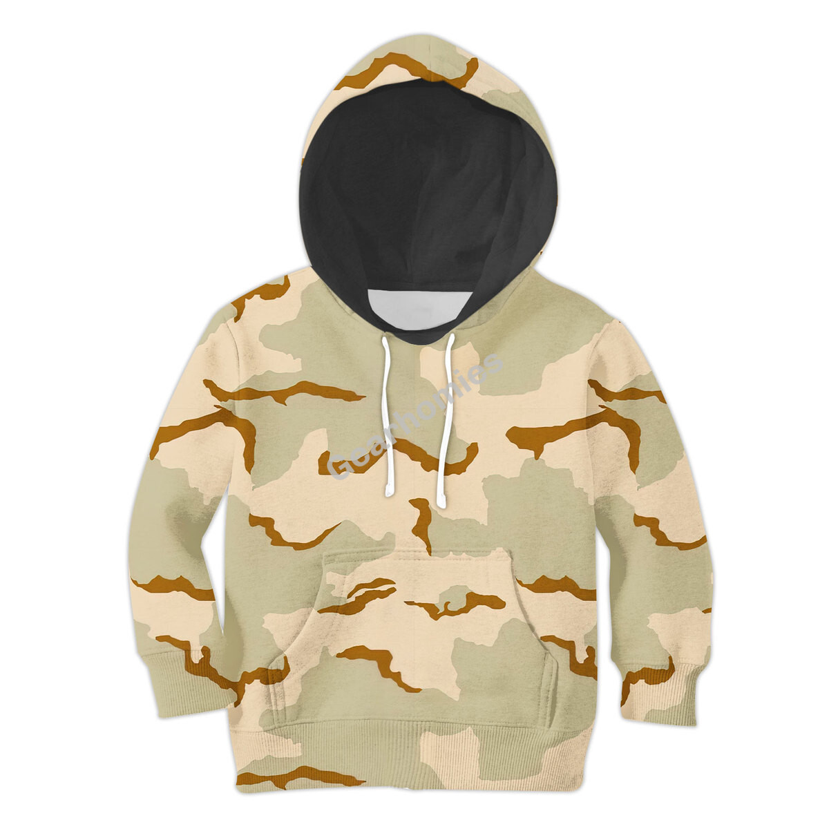 American American Desert Combat Uniform (Dcu) Camo Kid Hoodie