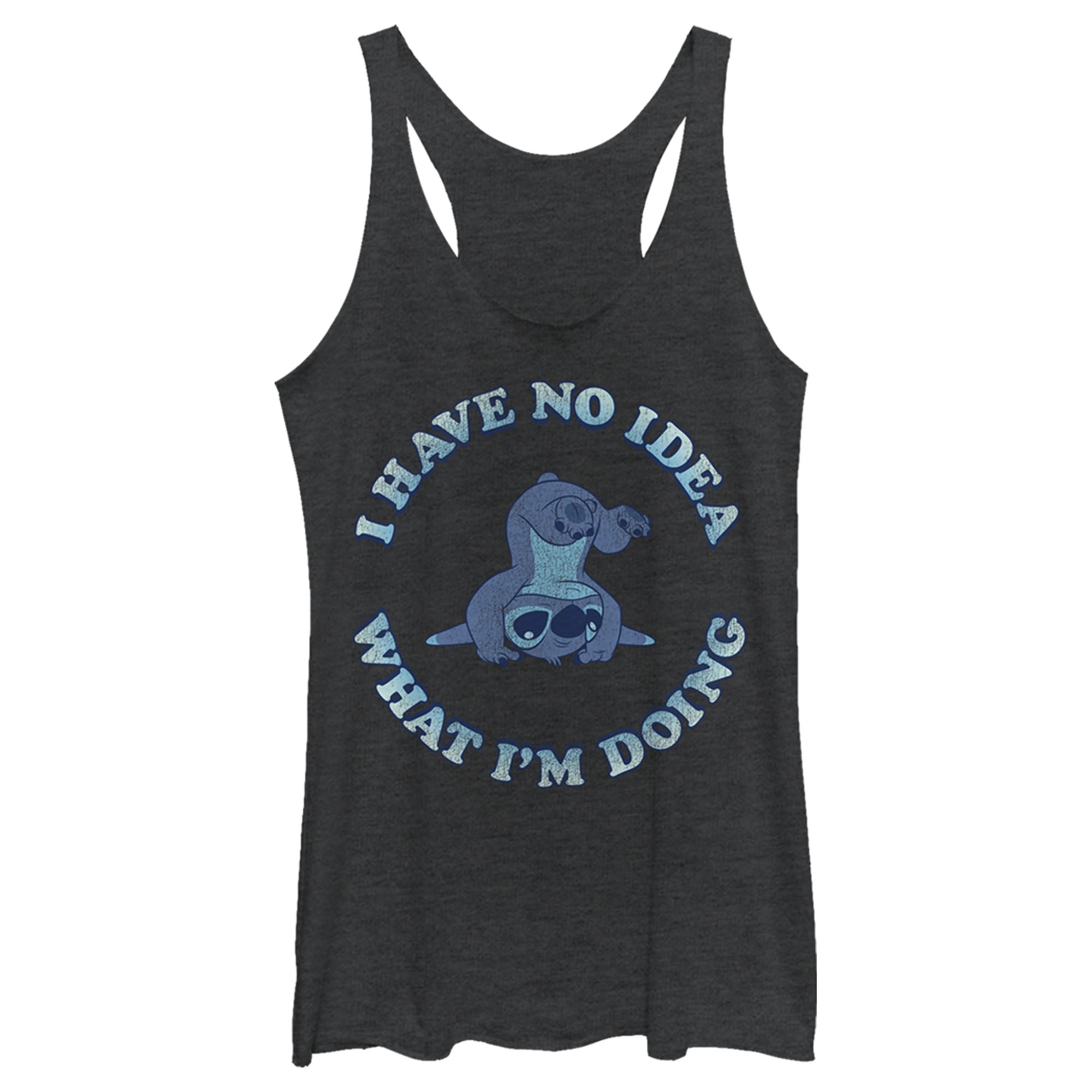 Women’S Lilo & Stitch I Have No Idea Racerback Tank Top