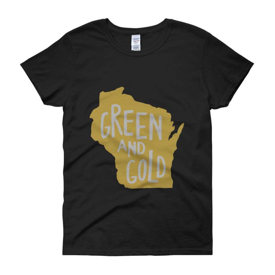 Green Bay Packers Gold Women’S T Shirt