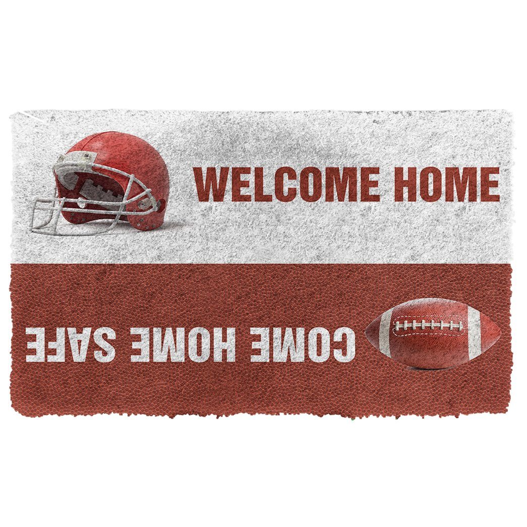 Gearhumans  Gearhuman 3D American Football Welcome Home Custom Doormat