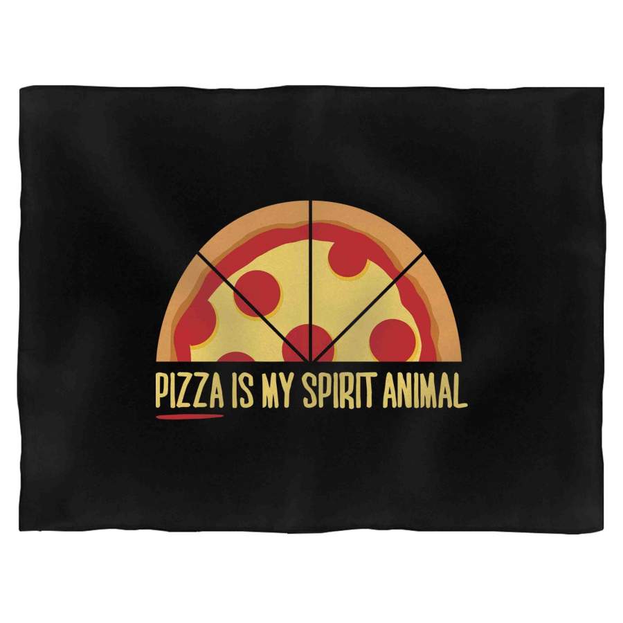 Pizza Is My Spirit Animal Blanket