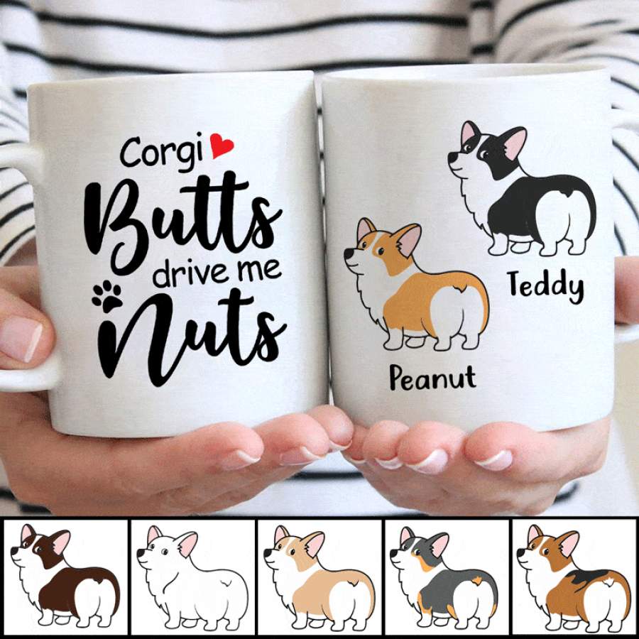 Corgi Butt Personalized Mug