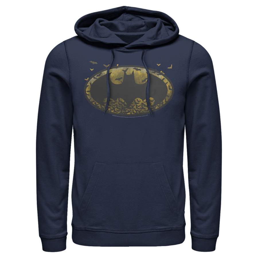 Batman Men’s Bat Colony Logo  Lightweight Hoodie