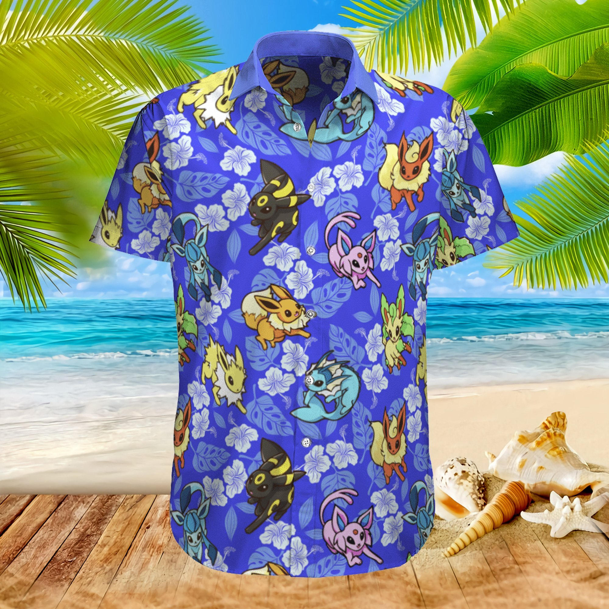 Ev Pkm Hawaiian Shirt Ha32362