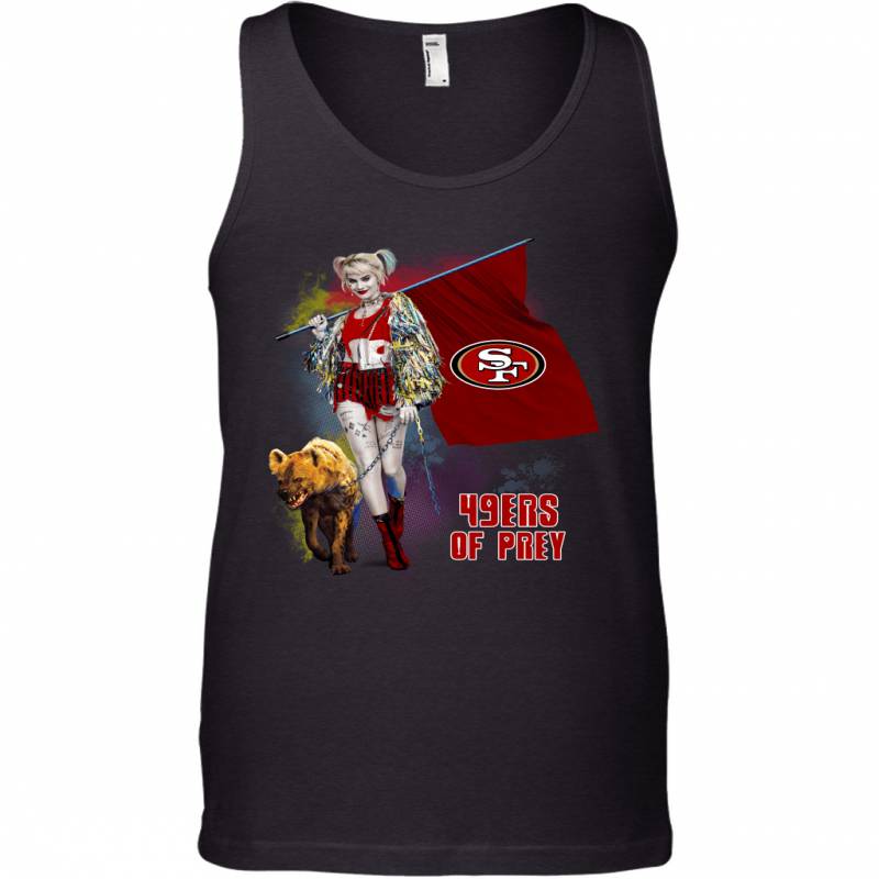 Harley Quinn flag San Francisco 49ers Of Prey Tank Top