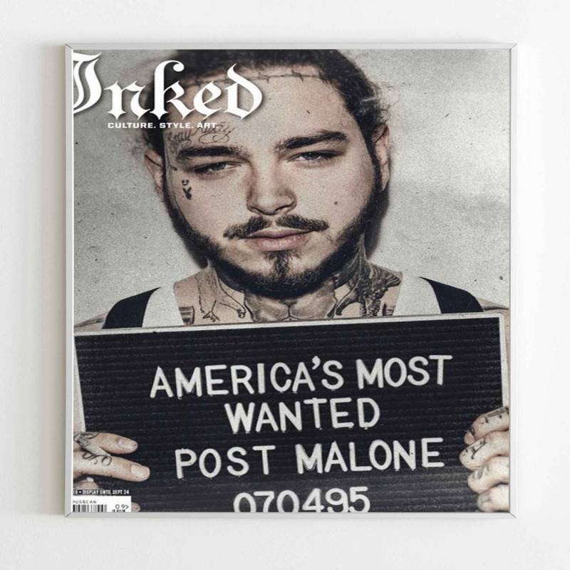 American Most Wanted Post Malone Poster - Poster Art Design