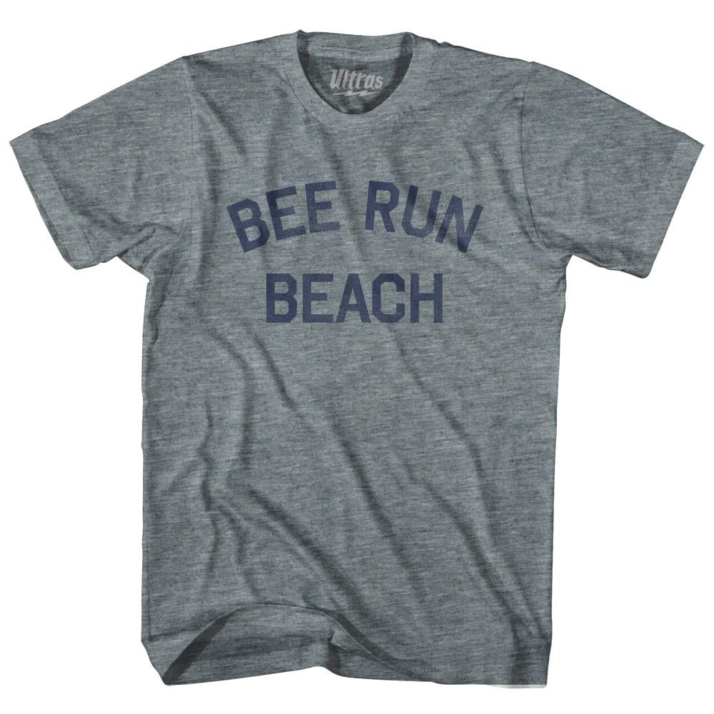 West Virginia Bee Run Beach Womens Tri-Blend Junior Cut Vintage T-shirt