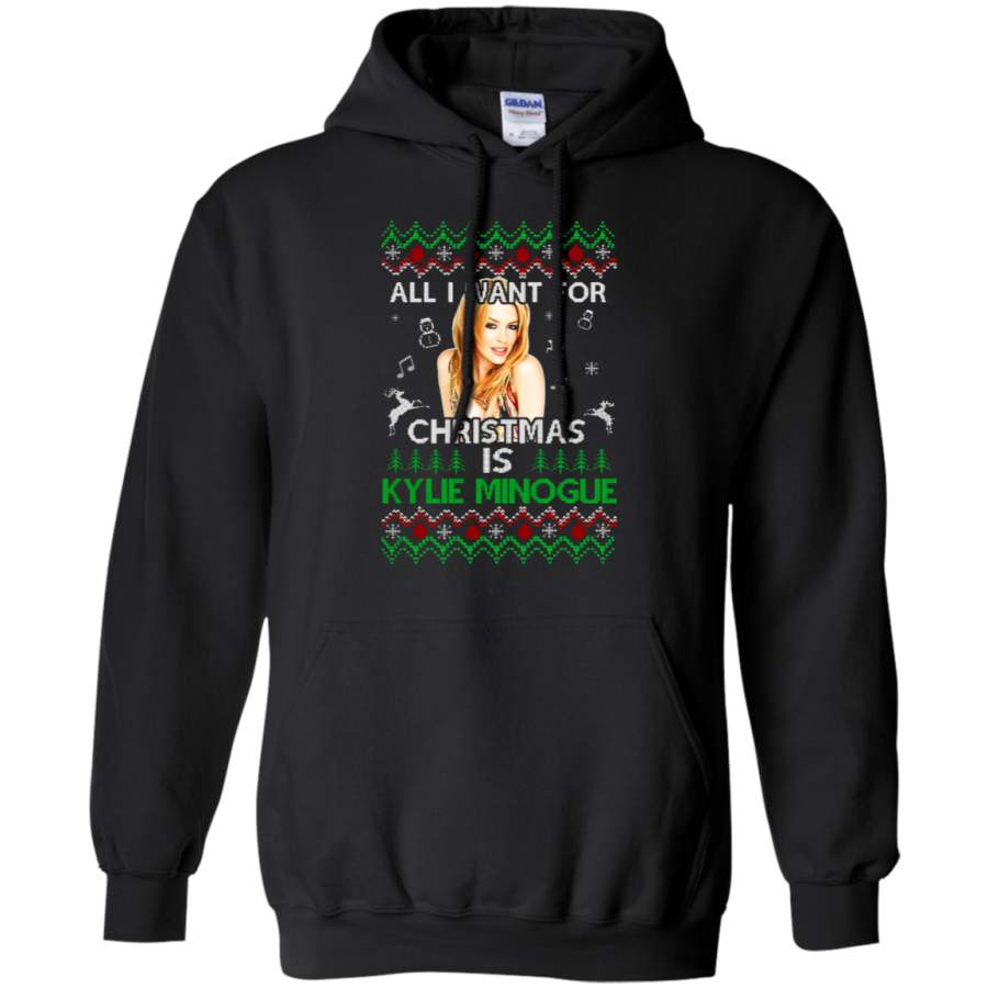 AGR All I Want For Christmas Is Kylie Minogue Hoodie