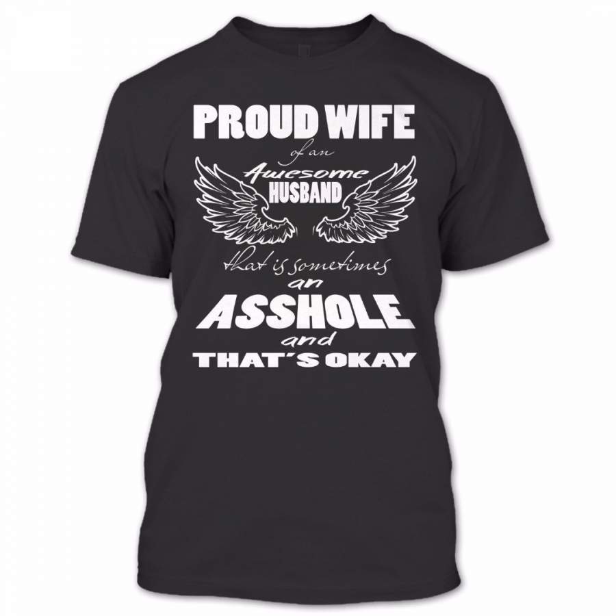 Proud Wife Of An Awesome Husband T Shirt, Proud Couple Shirt, Awesome Shirt