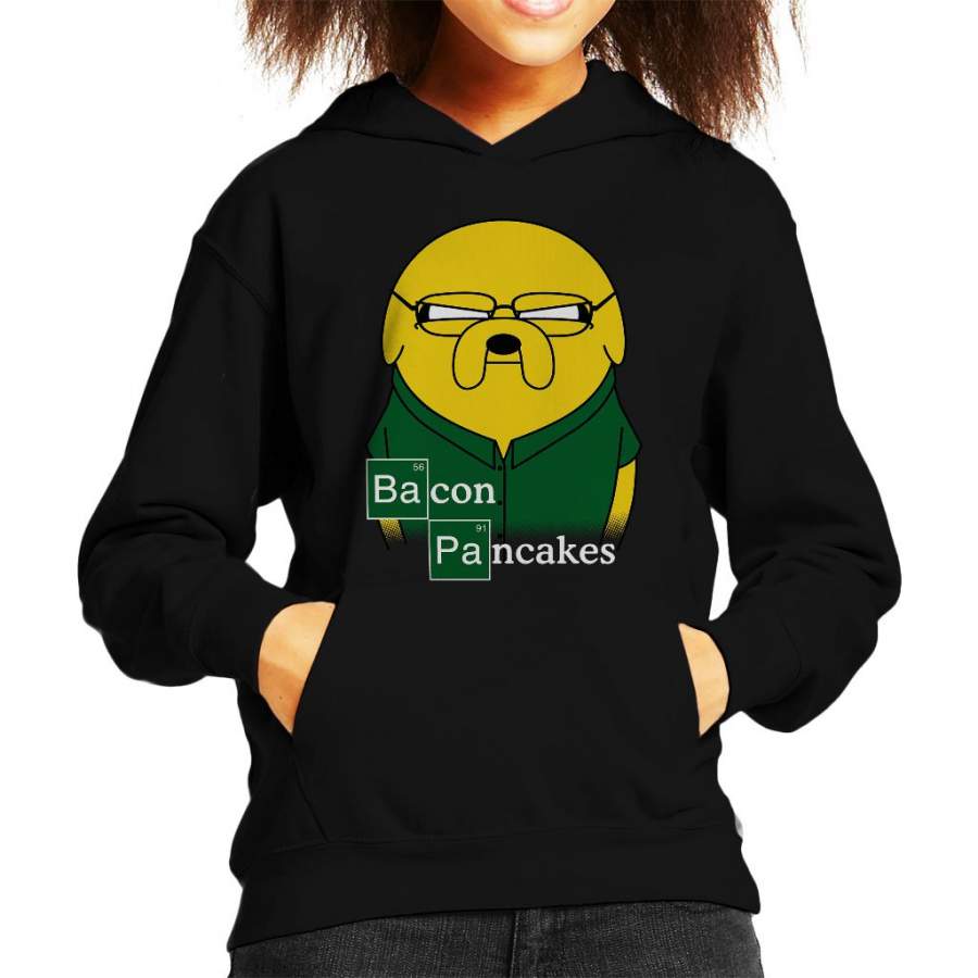 Breaking Bad Bacon Pancakes Adventure Time Kid’s Hooded Sweatshirt