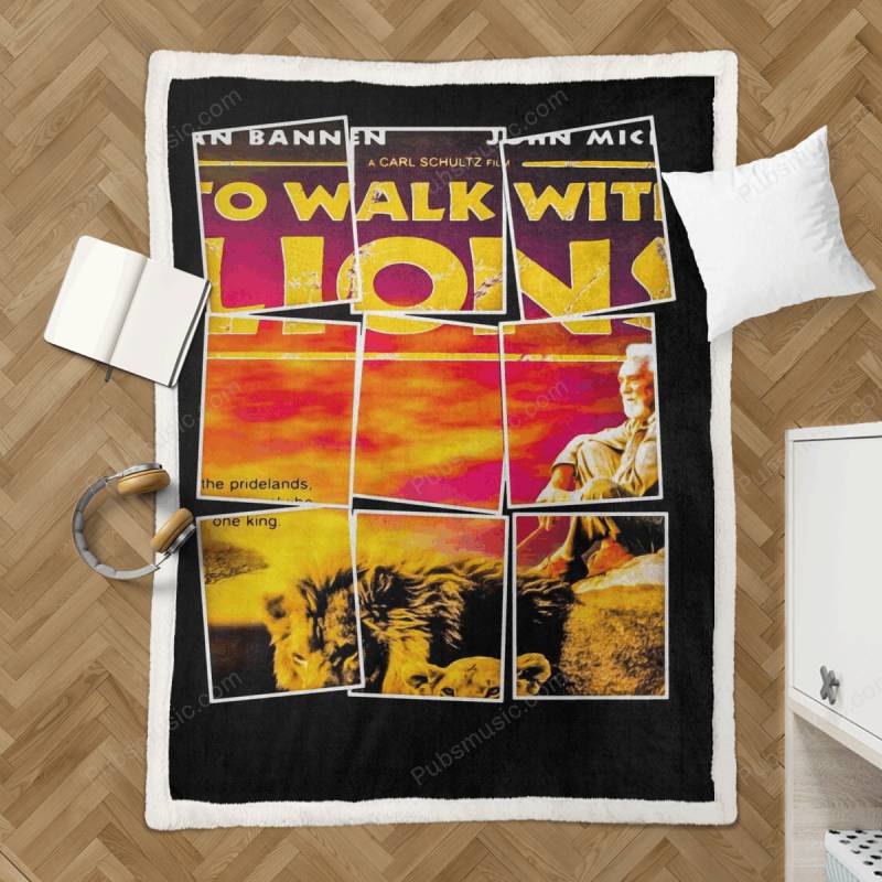 To Walk with Lions – Movies Sherpa Fleece Blanket