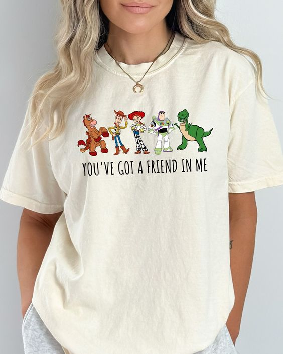 You’ve Got A Friend In Me Toy Story Shirt, Disney Friends Shirt, Disney Va …