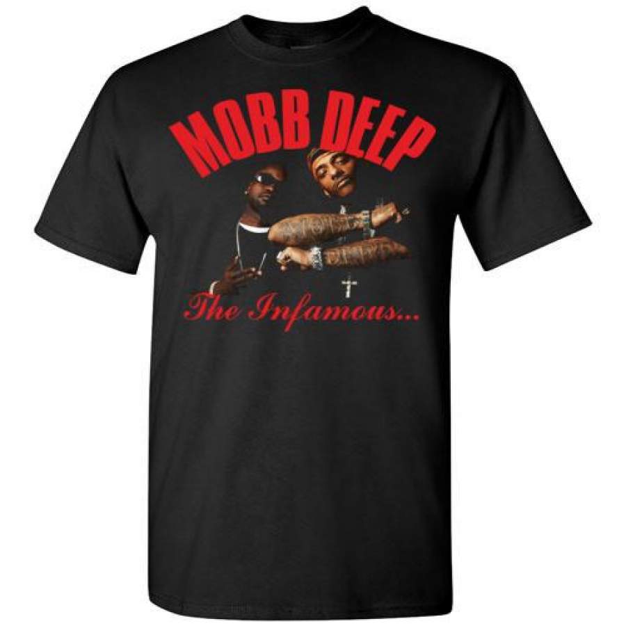 Mobb Deep,Havoc,Prodigy, East Coast Hip Hop,The Infamous,New York,v3a, Gildan Short-Sleeve T-Shirt